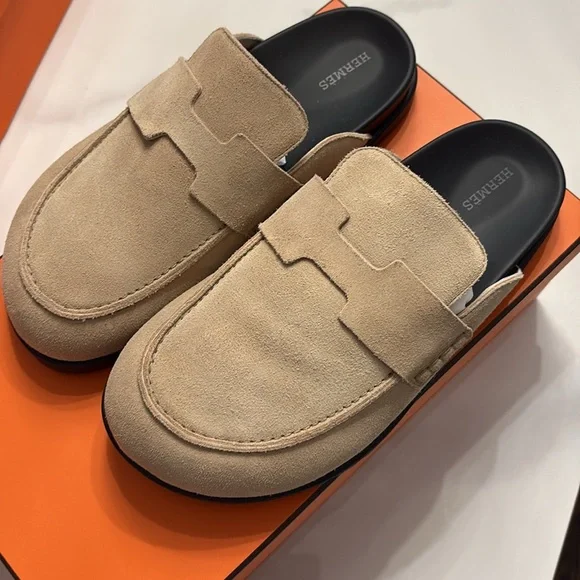 Mules Plates Imitation Mule Hermes Hermes Shoes Hermes Go - Main Image
